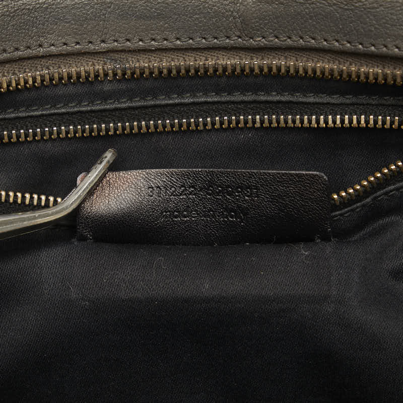 Saint Laurent Cabustic Handbags 2WAY Gray Leather  Saint Laurent