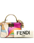 FENDI Peekaboo Nano Handbag 7AS088 Multicolor Calf Leather