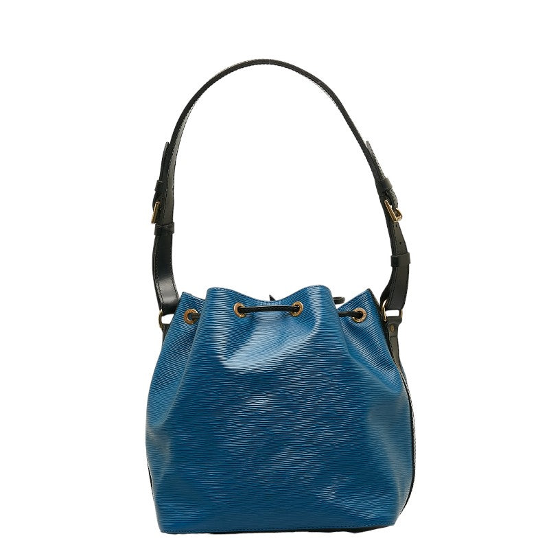 Louis Vuitton Epic Puccinoe Shoulder Bag M44152 Tread Blue Noir Leather Lady Louis Vuitton