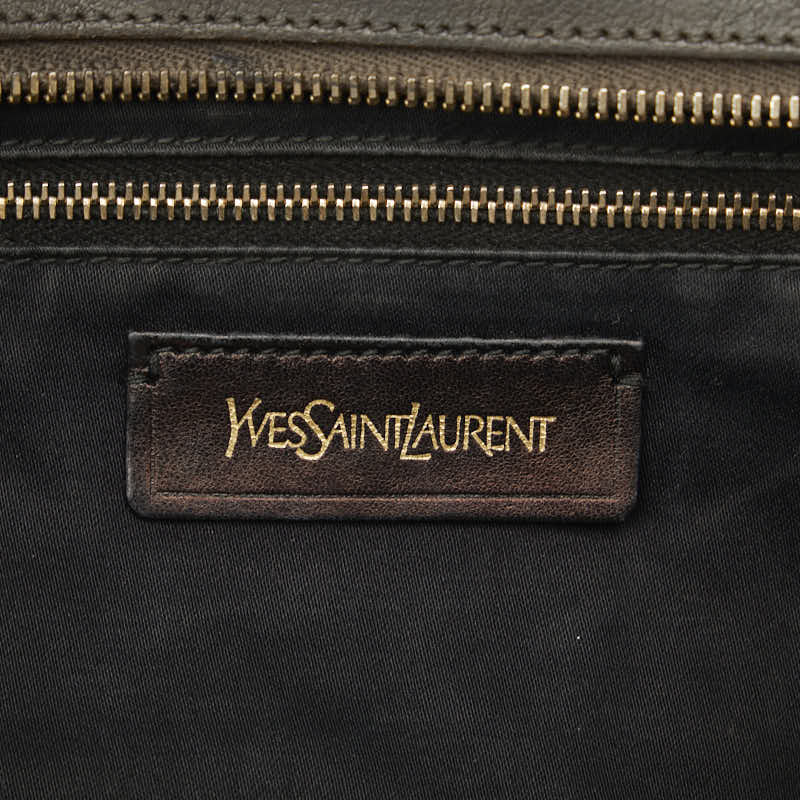 Saint Laurent Cabustic 手袋 2WAY 灰色皮革 Saint Laurent
