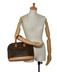 Louis Vuitton Alma PM Tote Handbag Monogram M51130 Brown