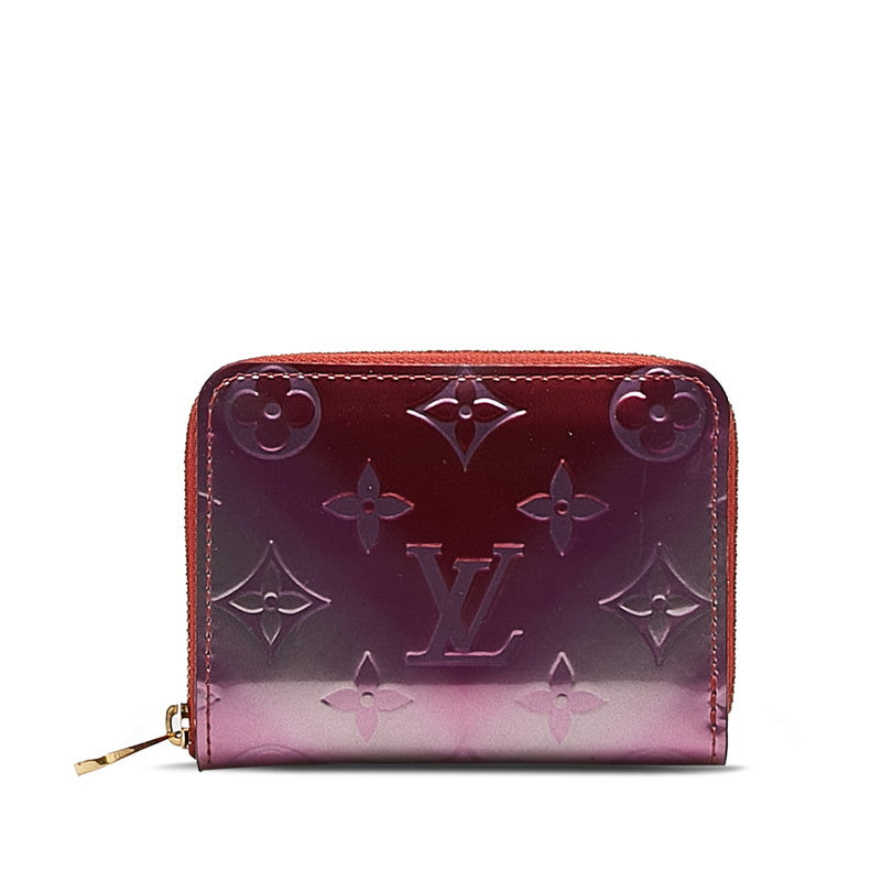 Louis Vuitton Verney Zipper Coins Valentine Limited Card Case Coin Case M90523 Pink Grading Patent Leather Lady Louis Vuitton