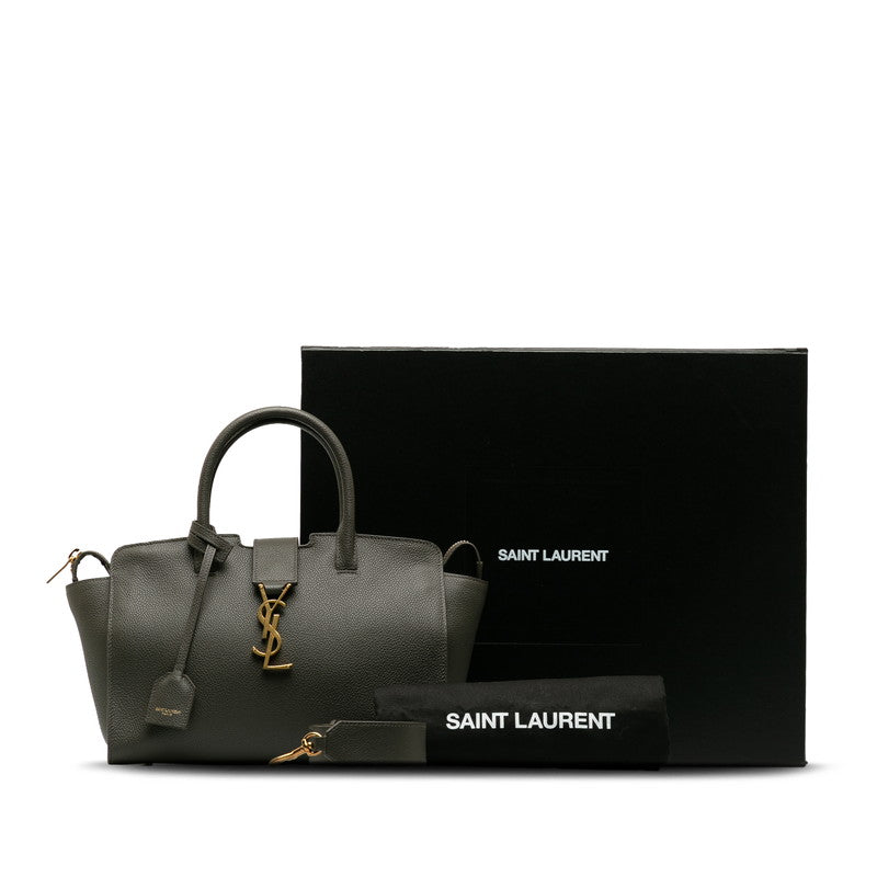 Saint Laurent Downtown  Handbag 2WAY 635346 Gr Leather  Saint Laurent