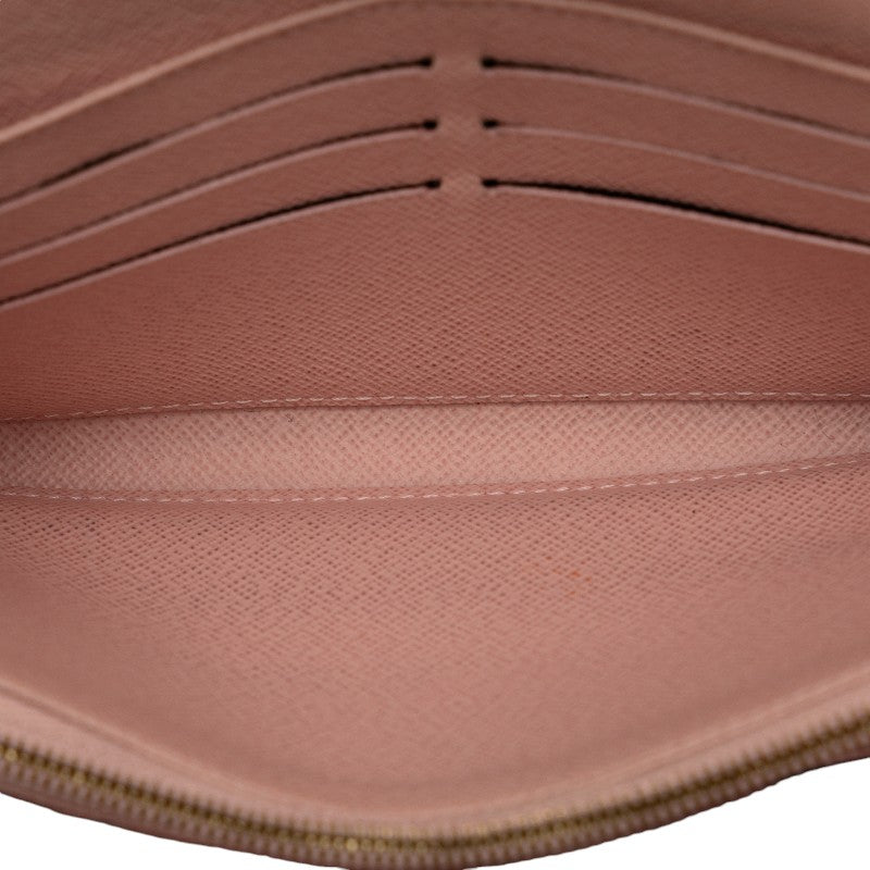 Louis Vuitton Monogram M62235 Long Wallet  Rose Barreline Pink Brown