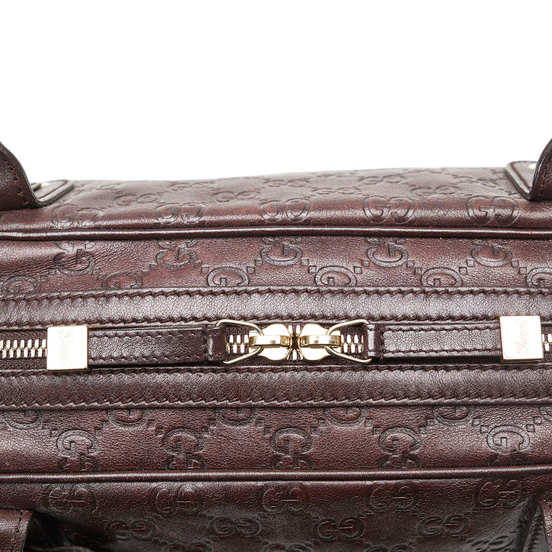 Gucci GG Canvas Princess Handbag 161720 Brown Canvas Leather  Gucci