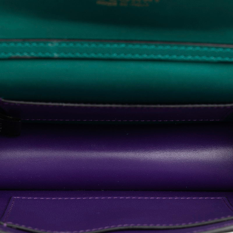 BVLGARI Mini Shoulder Bag in Leather Green Ladies