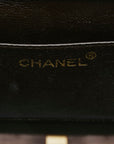 Chanel Matrases Cocomark Chain Vanity Bag Brown wedish Lady Chanel