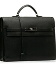 Hermès Business Bag Briefcase Epsom Black Leather