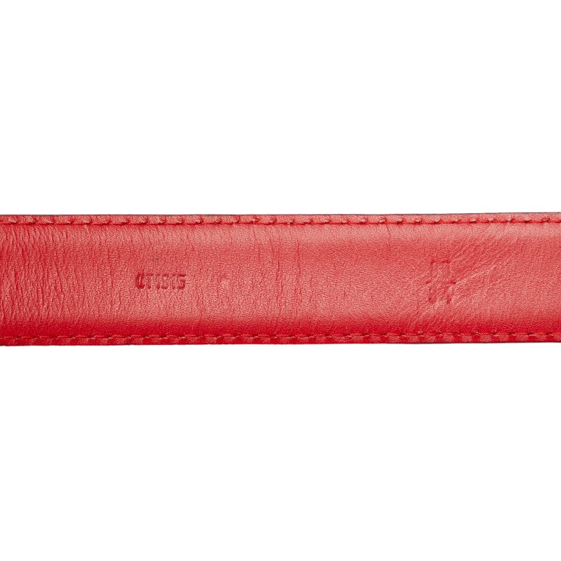 Louis Vuitton Epi Sanctuary Classic Belt R15007 Castilian Red Leather  Louis Vuitton
