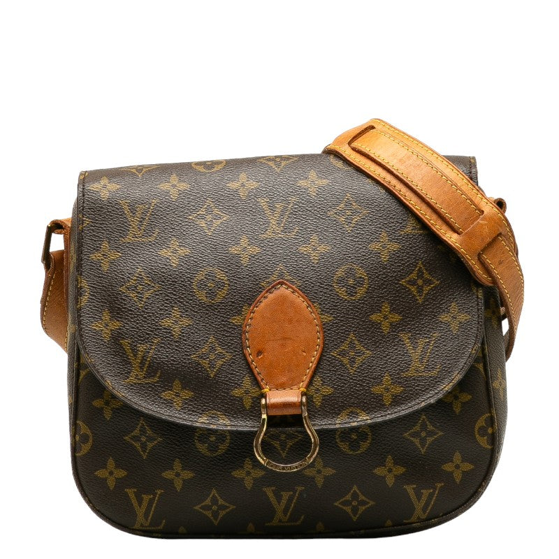 Louis Vuitton Monogram M51242 Shoulder Bag PVC/Leather Brown