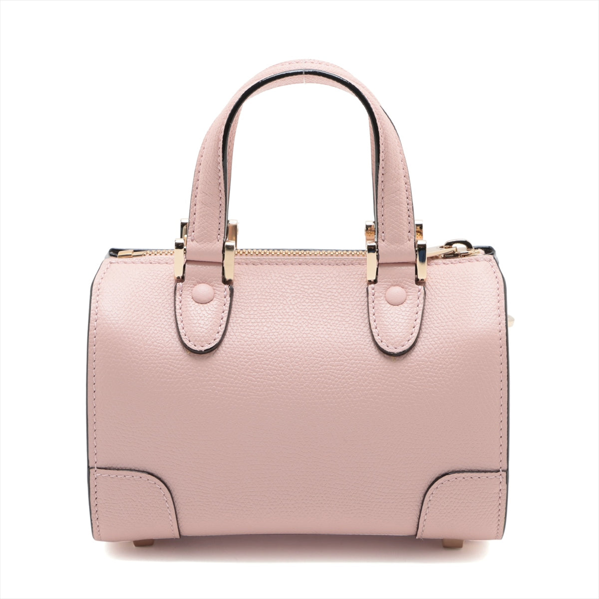 Valestra Leather 2WAY Shoulder Bag Pink