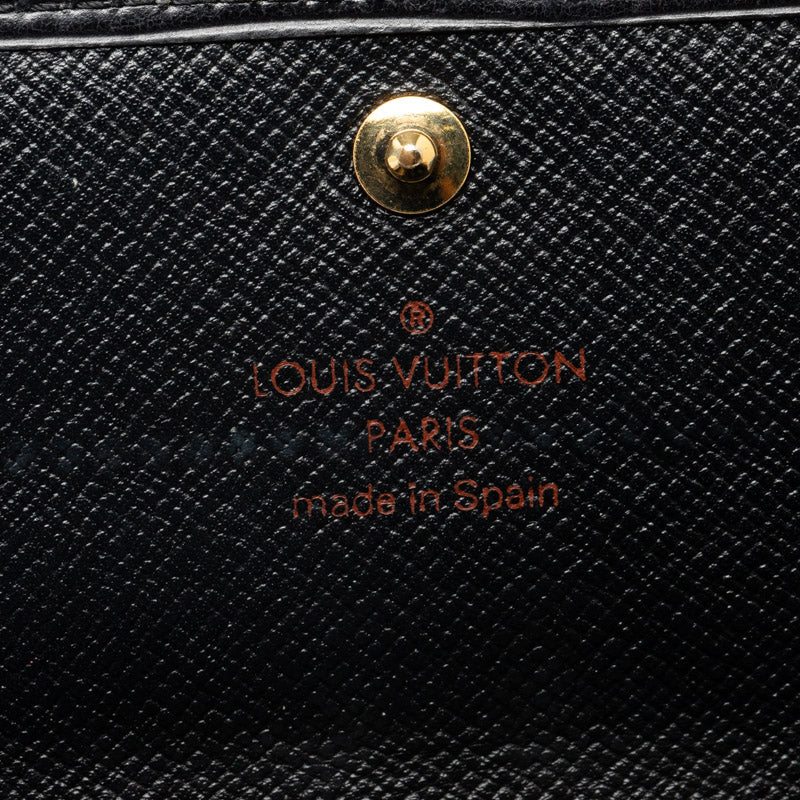 Louis Vuitton M63592 Long Wallet Epi Leather Noir Black