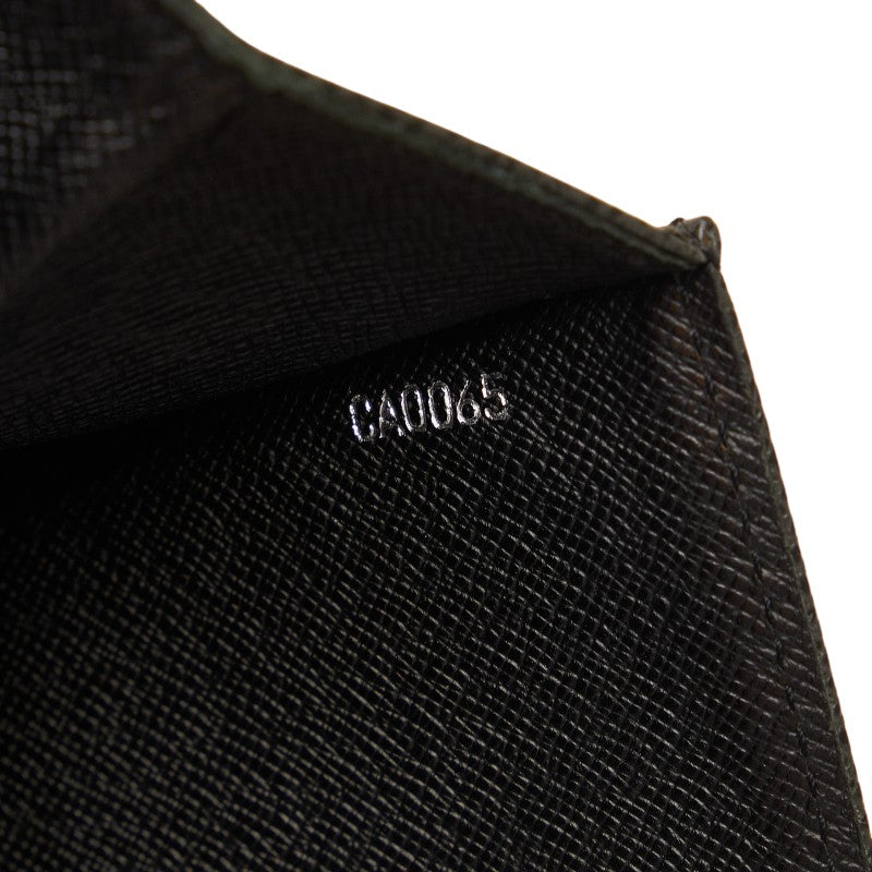 Louis Vuitton Taiga Selenga 雙肩包第二包 M30782 黑色皮革男士 LOUIS VUITTON