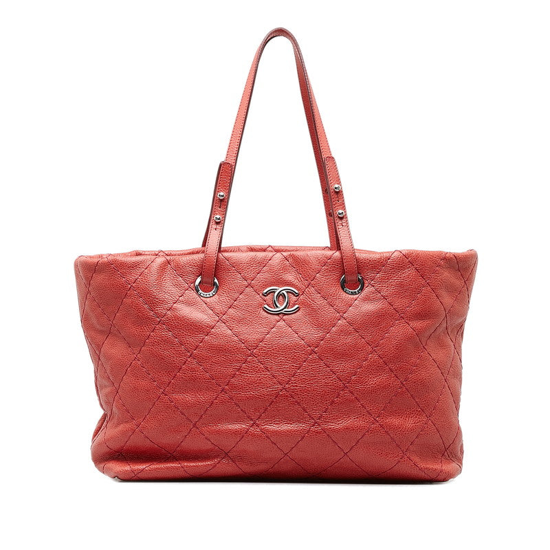 Chanel Wild tick Onza Road  Bag Pink Leather  Chanel