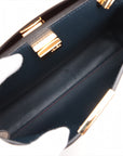 Fendi Peekaboo Essential Leather 2WAY Handbag Beige 8BN302