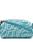 FENDI Zucca One Shoulder Bag in Blue 8BS050