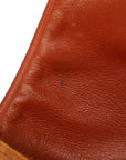 MCM Mini Shoulder Bag in Visetos Brown Leather