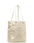 Dior Trotter Bag Beige White Linen Leather  Dior