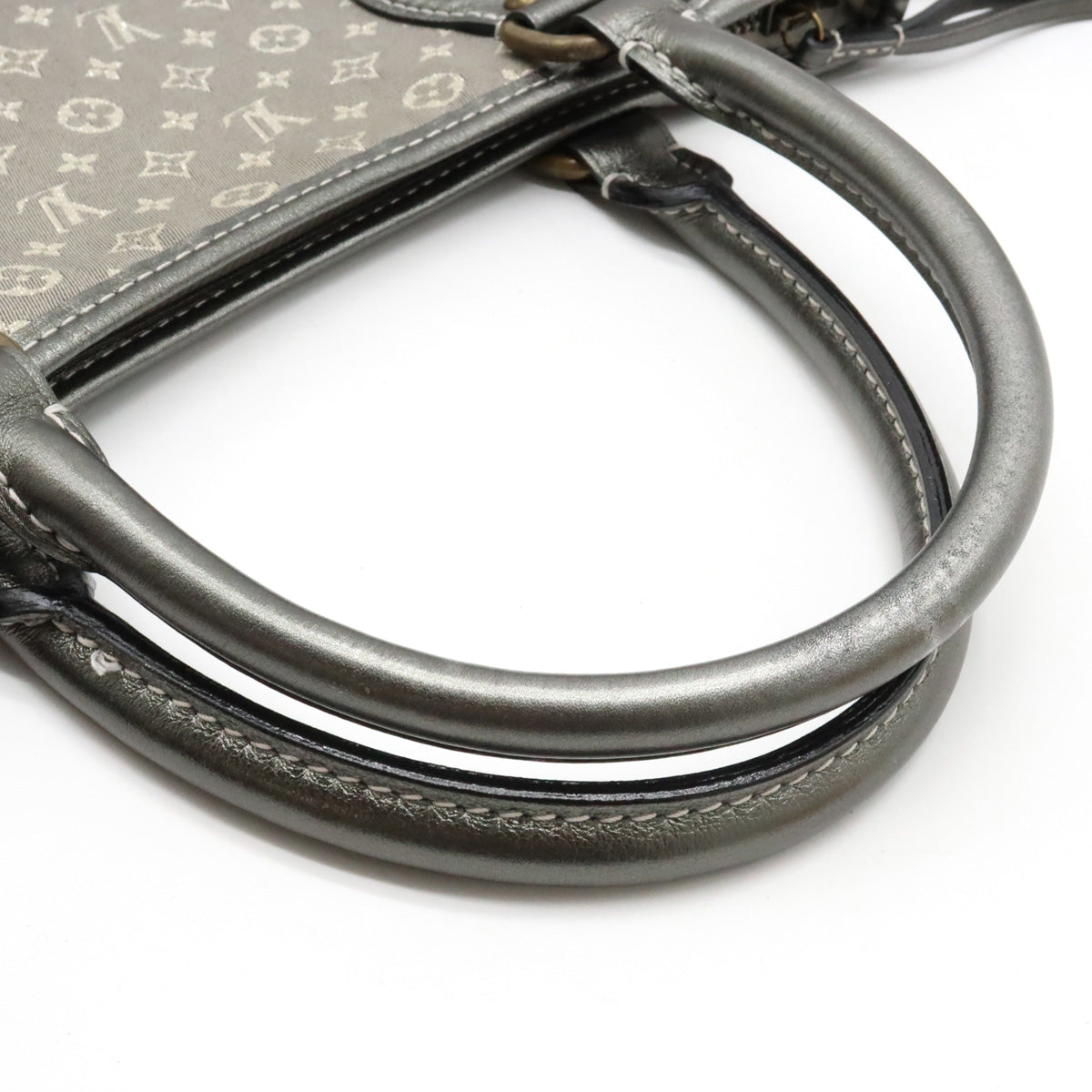 Louis Vuitton Monograms Miniature Buzz Angel Shoulder Bag 2WAY Handbag Platinum Gray M95622