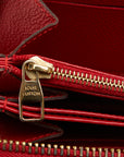 Louis Vuitton Monograms Portfolio Clementine Roundfassner Long Wallet M60169 Red Leather Ladies Louis Vuitton (London)