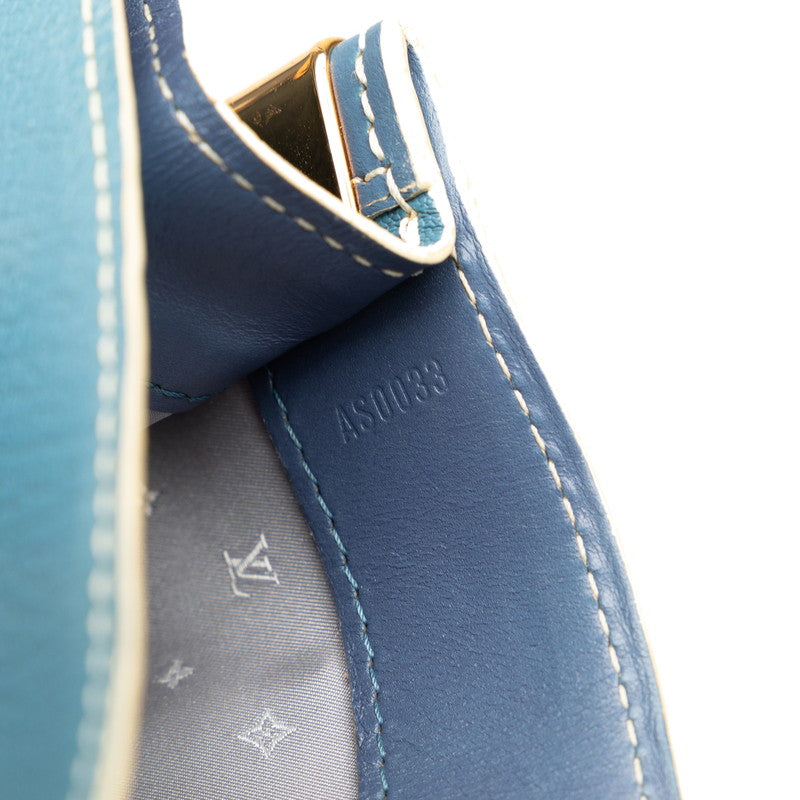 Louis Vuitton M91817 Blue  Leather  Louis Vuitton