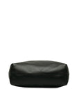 Saint Laurent Tote Shopper Bag in Calf Leather Black 394195