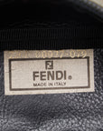 FENDI FENDI 00927 Second Bag PVC/Leather Brown Black