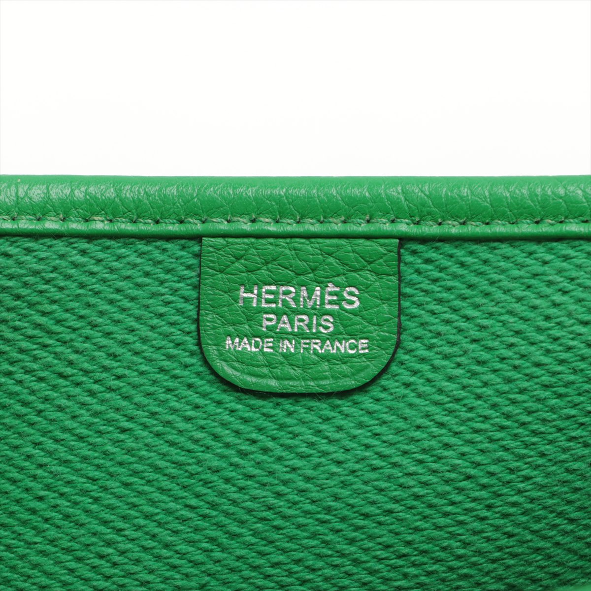 Hermès Ebrin 3GM Towerash  Leather Bamboo Silver  R:2014