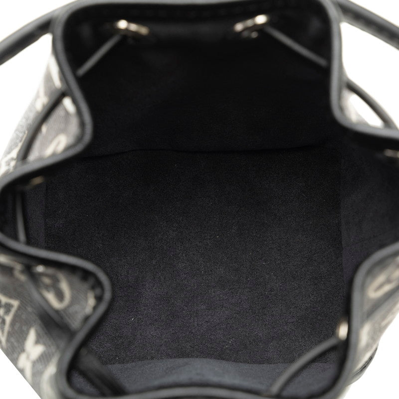 Louis Vuitton 提花交織字母 Nano Noe 手袋 M46449 單肩包 灰色 黑色