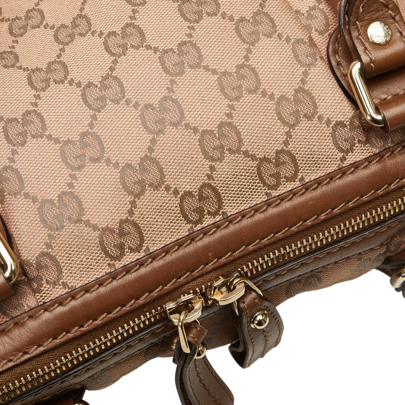 Gucci GG canvas sweatshirt handbag shoulder bag 2WAY 247902 pink brown canvas leather ladies Gucci