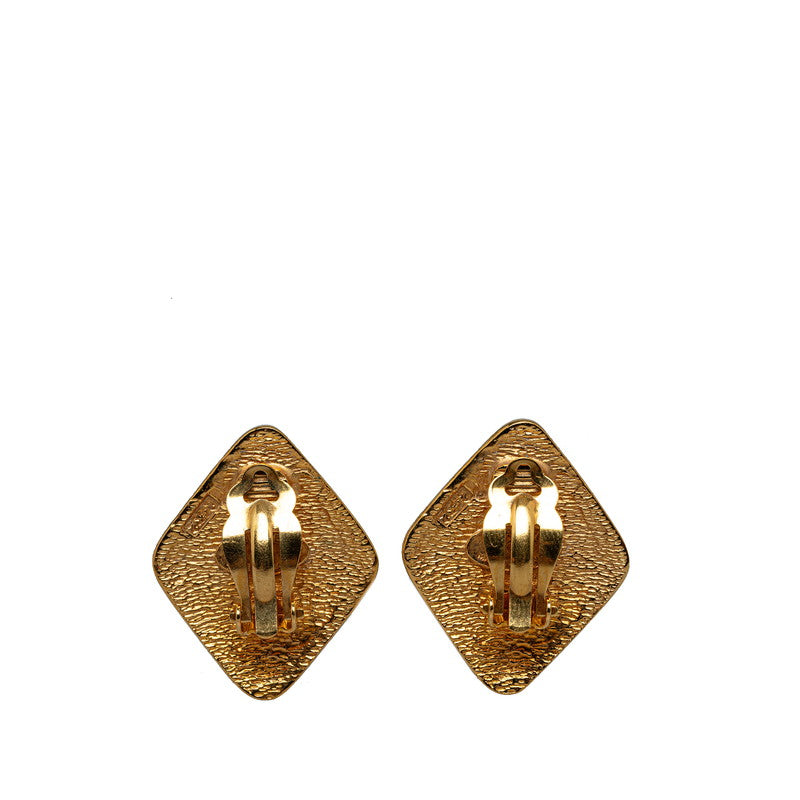 Chanel Vintage Coco Rope-shaped Earring Gold   Chanel
