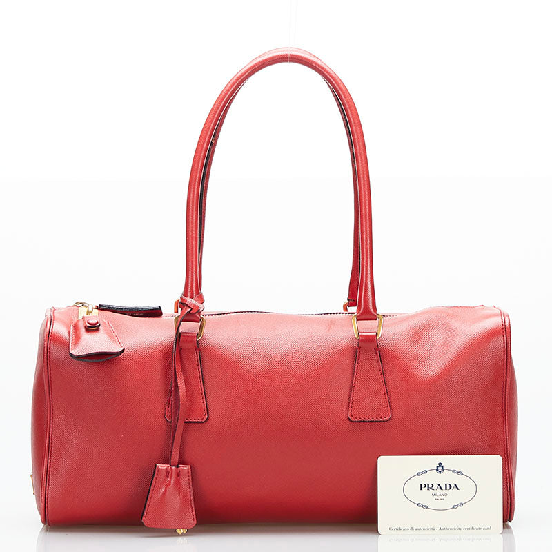 PRADA PRADA BR0227 Handbags Leather Red Ladies Bike