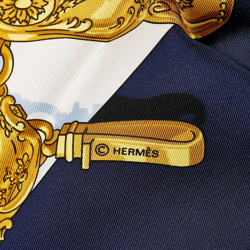 Hermes Carré 90 Memoire d’Hermes Memories  Hermes carf Navi Multicolor Silk  Hermes