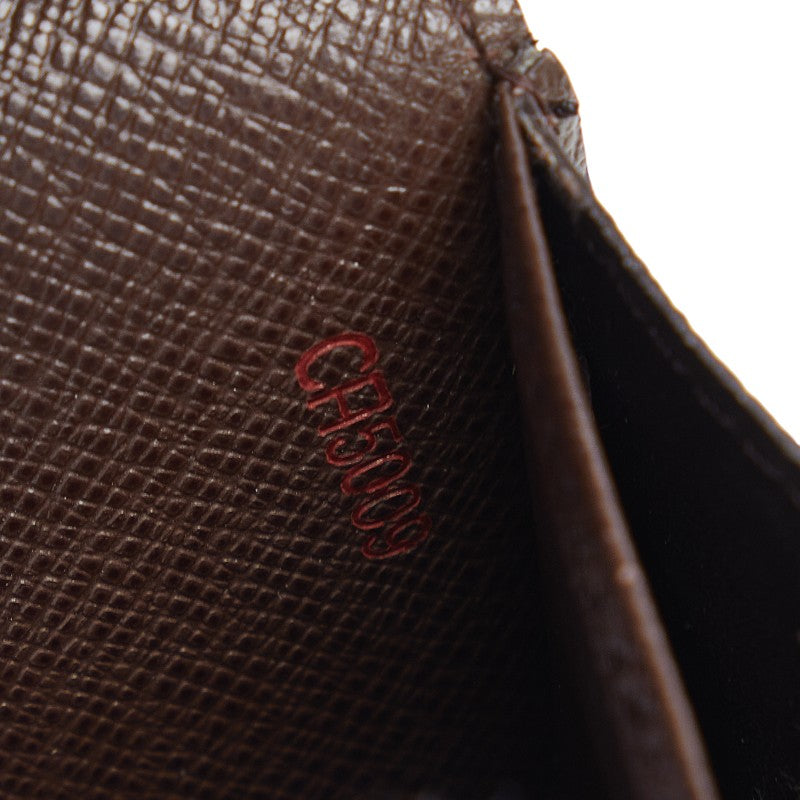 Louis Vuitton Louis Vuitton Damière N61734 Long Wallet PVC/Leather Brown
