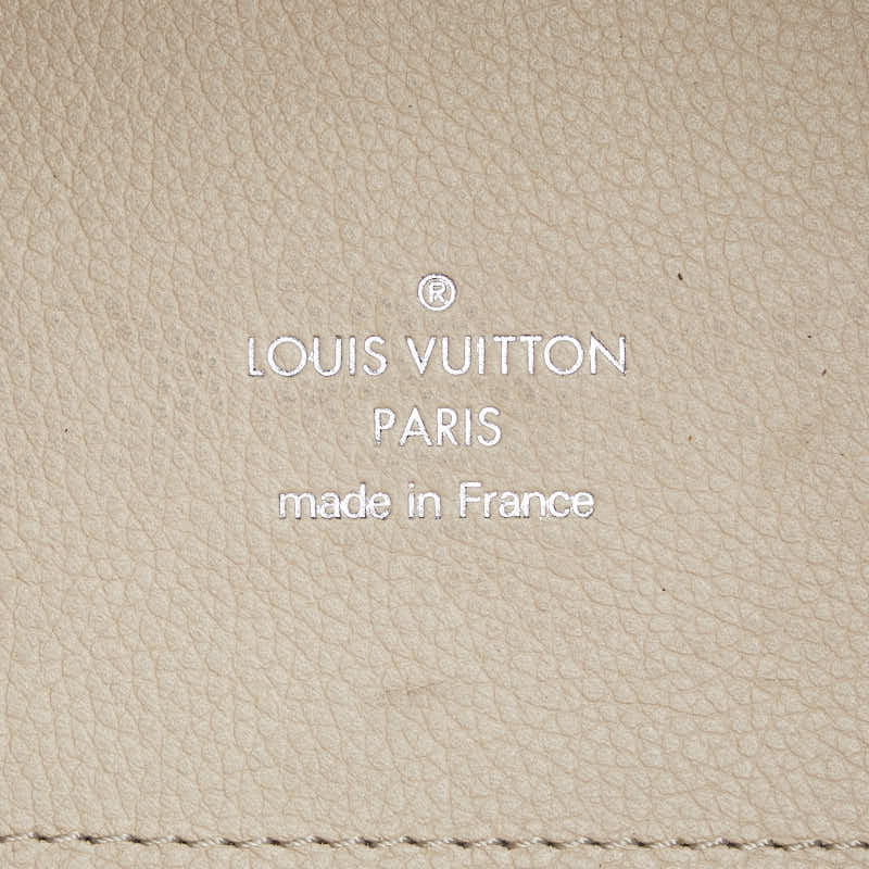 Louis Vuitton Monogram Machina M51950 Handbag Leather Crem Beige Ladies