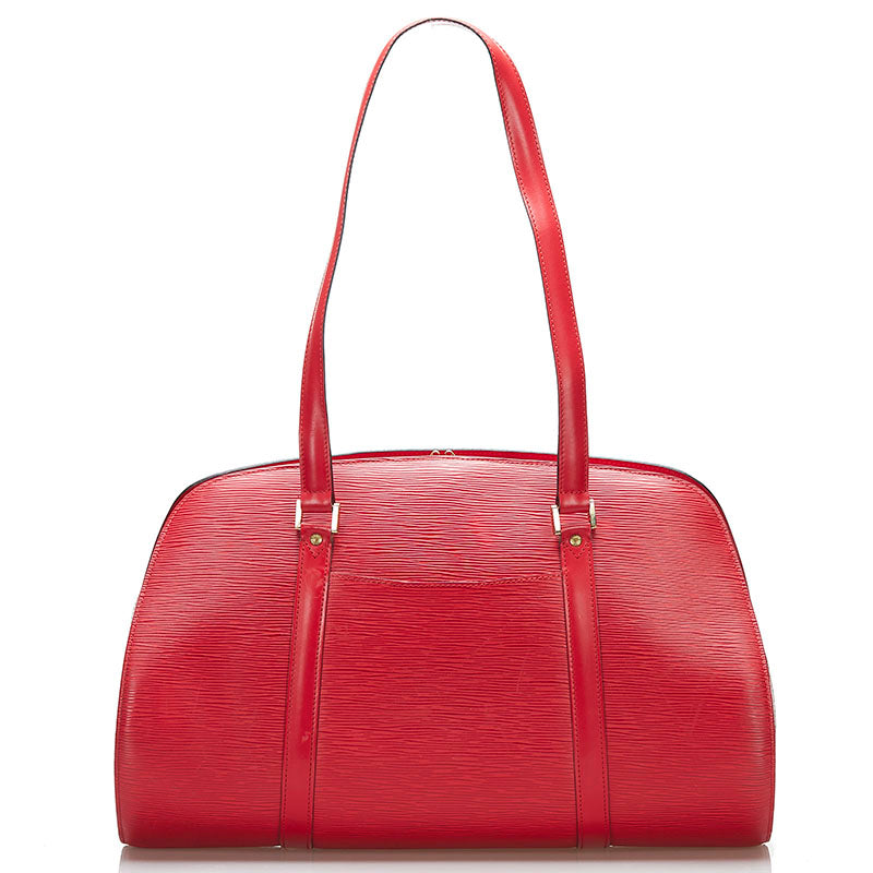 Louis Vuitton Louis Vuitton M42867 Boston Bag Leather Castilian Red