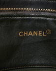 Chanel Matelasse Chain Shoulder Bag Black Lambskin Women's