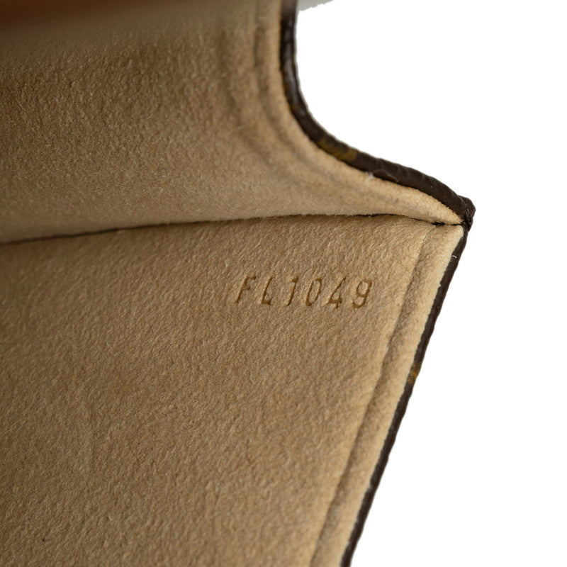 Louis Vuitton Monogram Pochette Florentine L Body Bag M51855 Brown PVC Leather  Louis Vuitton