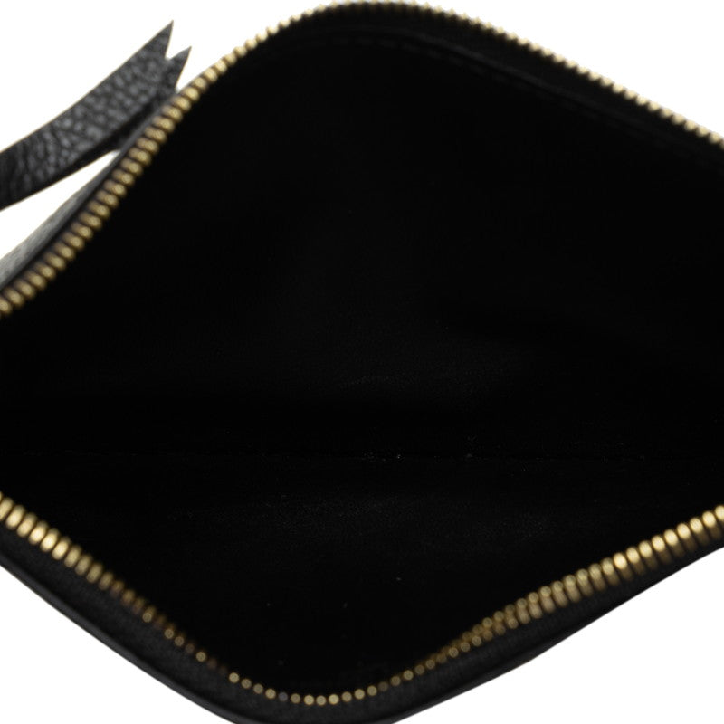 LOUIS VUITTON Louis Vuitton Monogram Amplant M80482 Shoulder Bag Leather Black Beige