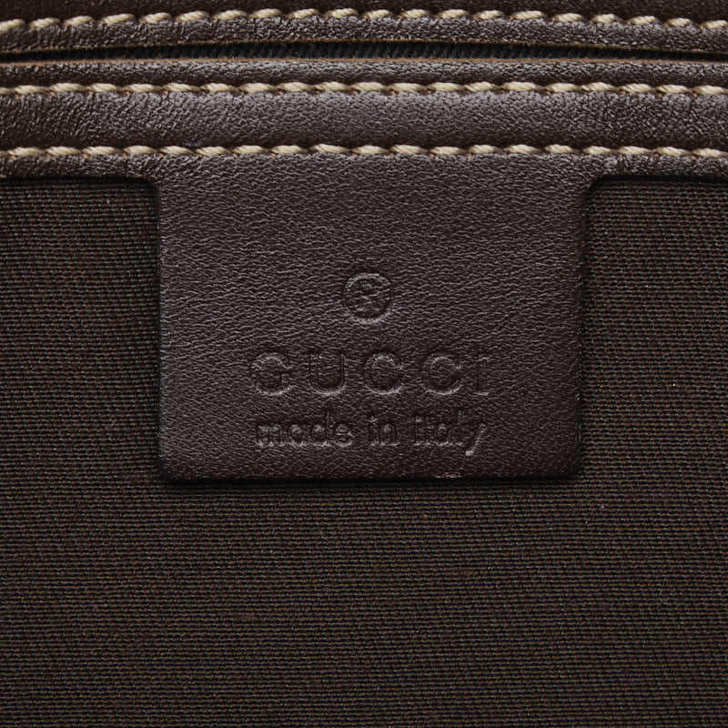 Gucci GG Sprime  Bag 211137 Beige PVC Leather Lady Gucci