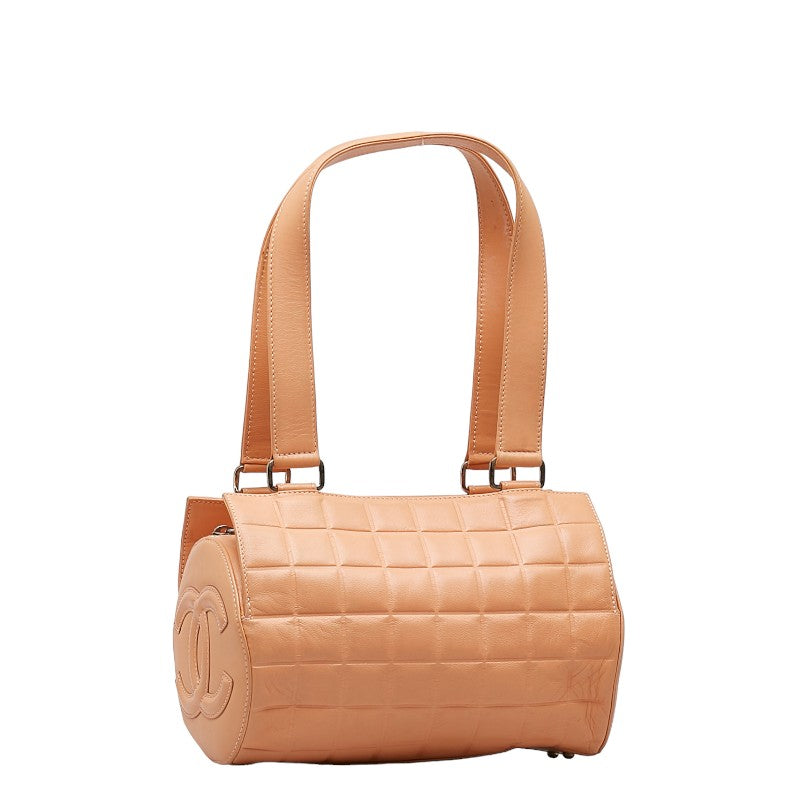 Chanel Chocolate Bar Cocomark Handbags Mini Boston Bag Pink   CHANEL