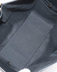 Loewe Hammock Small Canvas  Leather 2WAY Shoulder Bag Black × Navy Hammock