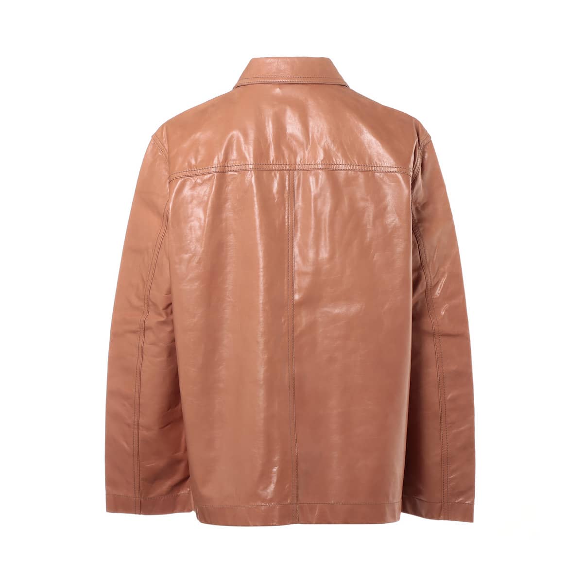 Bottega Veneta Leather Jacket 40  Beige 513631 Ladies