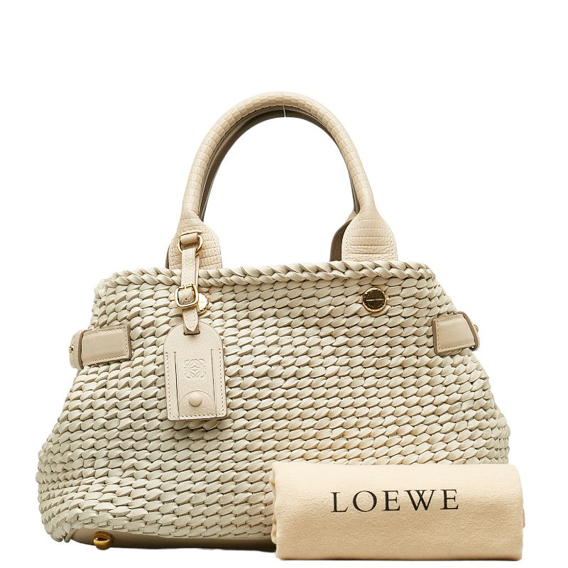Loewe Handbag Handbags White Beige Leather  Rooibos Ladies Ladies Ladies Ladies Ladies Ladies Ladies Ladies Ladies Ladies Ladies