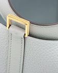 Hermes Picotin Lock PM Clemence Blue Pearl Gold  Z: 2021