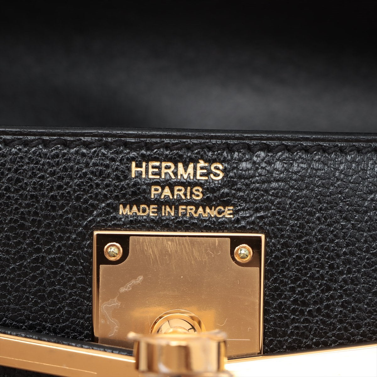 Hermes Kelley-Elan Black Gold