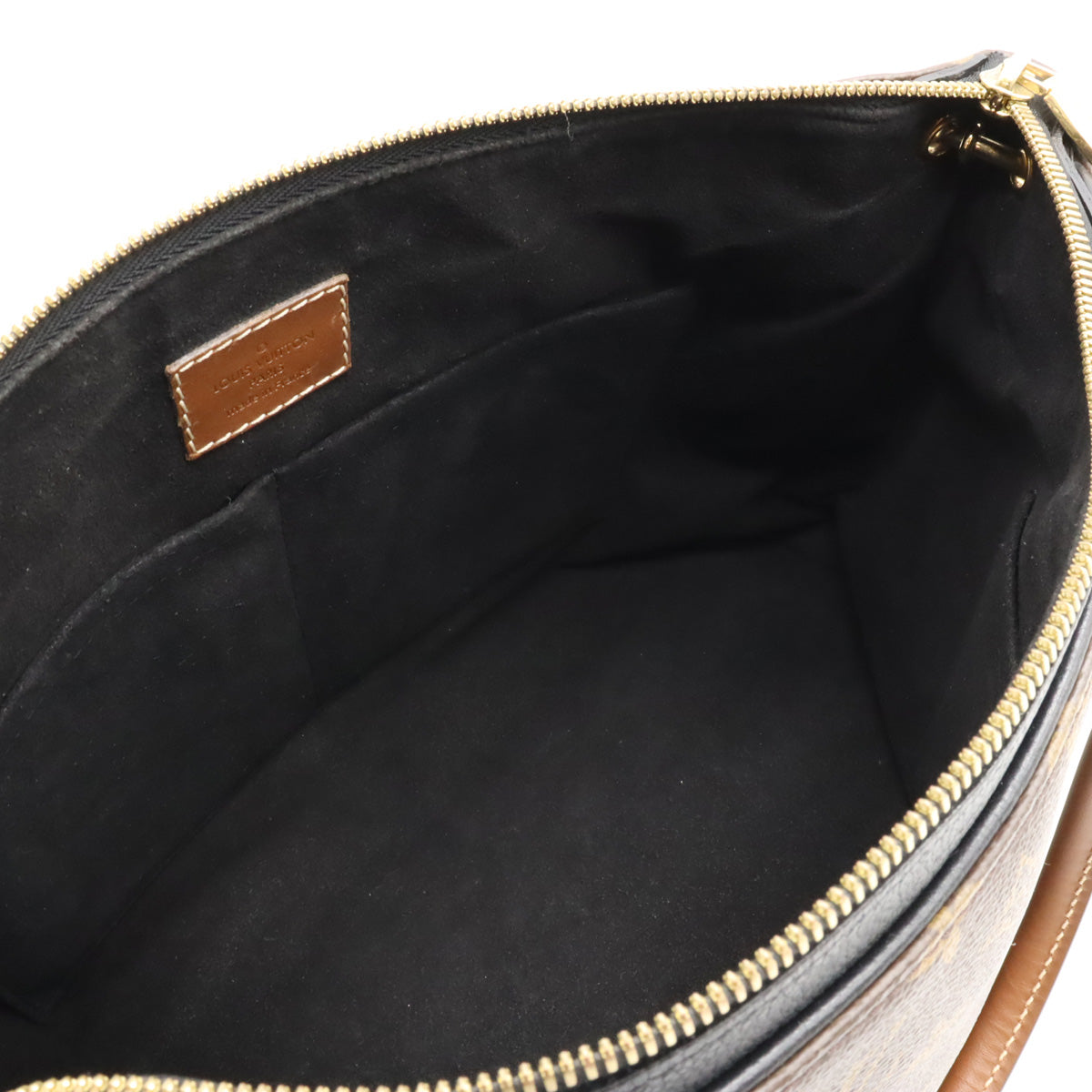 LOUIS VUITTON Louis Vuitton Monogram Palas Handbag 2WAY Semi-sholder Shoulder Shoulder Noir Black M41064