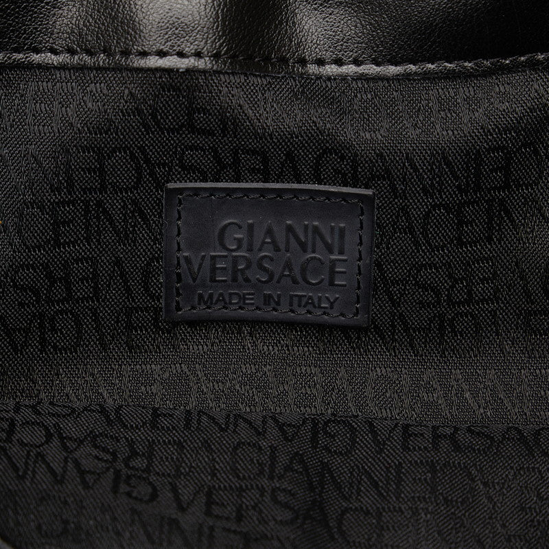 Versace Medusa handbags second handbags black leather ladies Versace