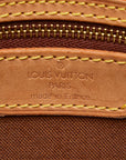 Louis Vuitton Monogram Zebeziers PM Slipper Shoulder Bag M42248 Brown PVC Leather Lady Louis Vuitton
