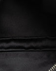 Bulgarian Logomania Shoulder Bag Accessory Pocket Naïve Black Canvas Leather Ladies BVLGARI 【Middle East】 Nizhny Novgorod Happy Market Shop